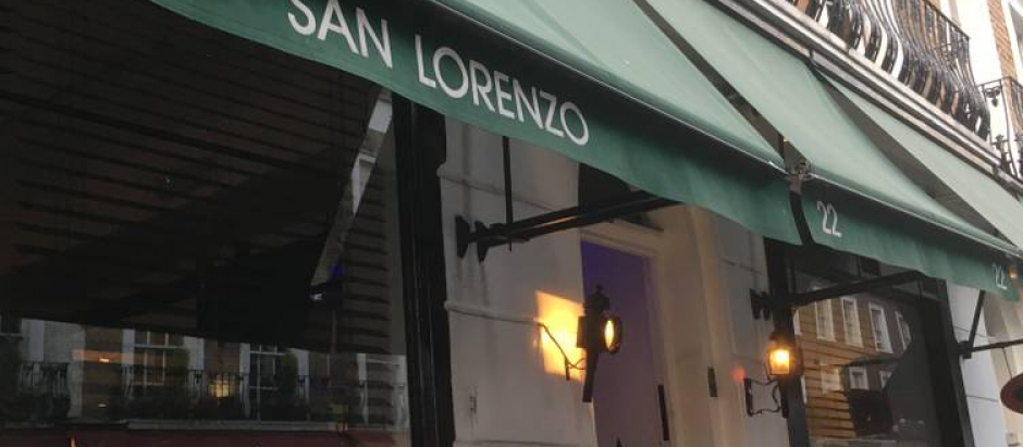 Entrada del restaurante San Lorenzo