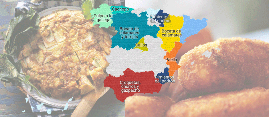 Las croquetas y la tortilla de patatas son los platos más pedidos a domicilio por los españoles