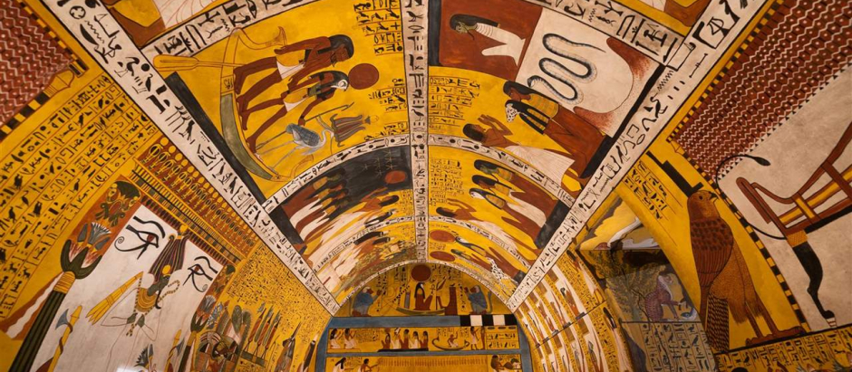 La cámara funeraria de la diosa Nefertiti en la exposición 'Hijas del Nilo' de Madrid