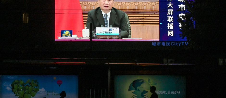 El presidente chino Xi Jinping, miembro del 'BRICS', durante una cumbre virtual