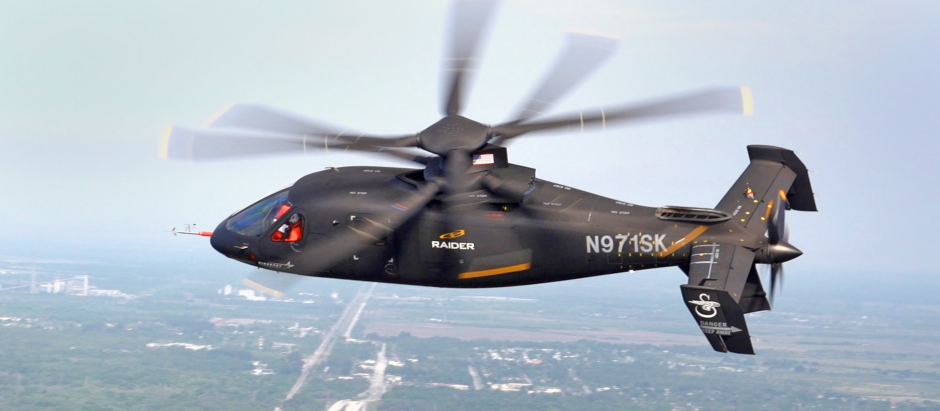 Así es el Sikorsky Raider S-97, el helicóptero más rápido del mundo