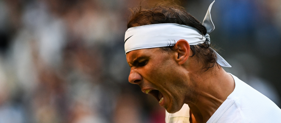 Con muchas ganas y rabia celebró Rafa Nadal su victoria ante Van de Zandschulp