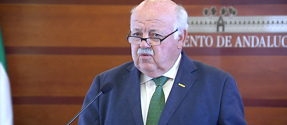 Imagen del presidente del Parlamento, Jesús Aguirre