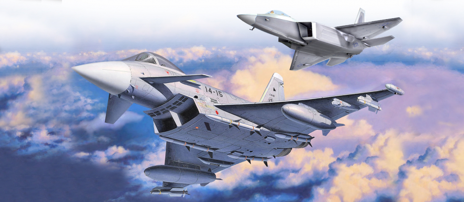 El Eurofighter y el F-32, cara a cara