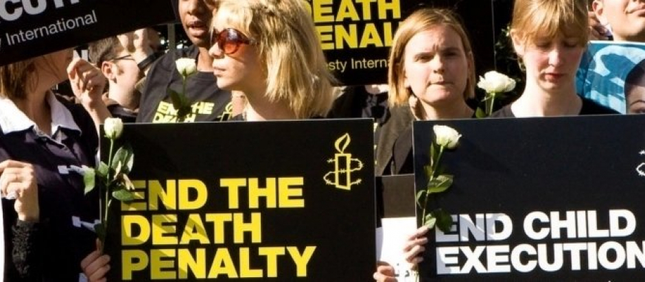 Activistas se manifiestan contra la pena de muerte