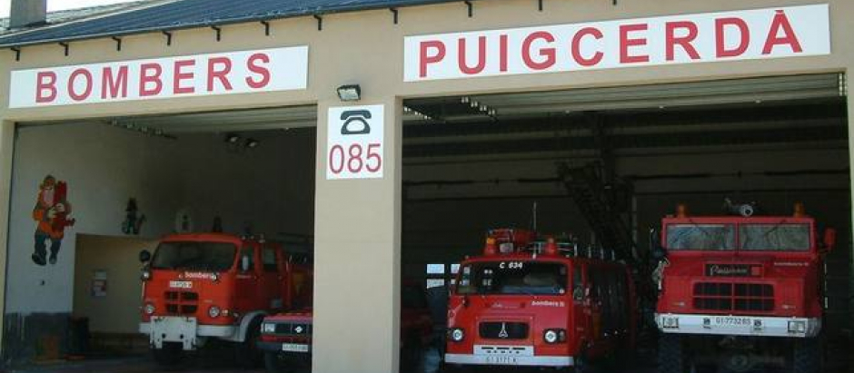 Parque de bomberos de Puigcerdá, en Girona