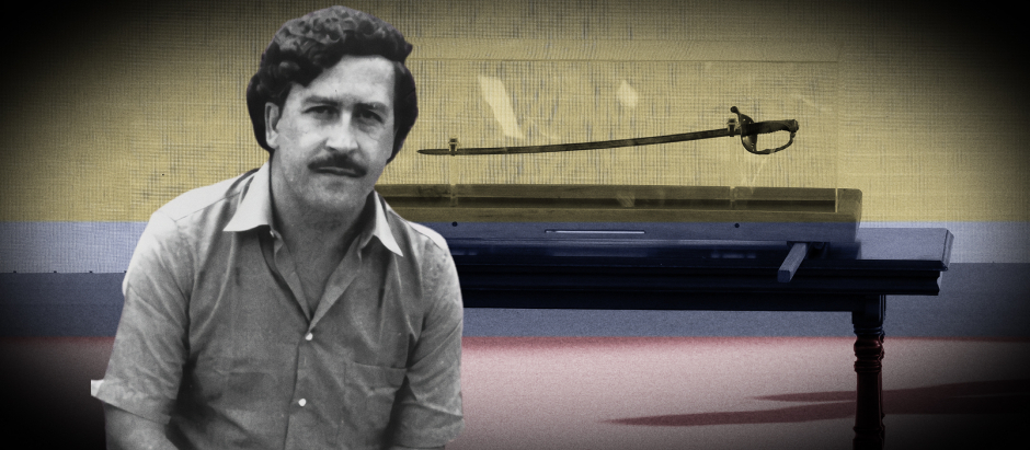 Montaje de Pablo Escobar