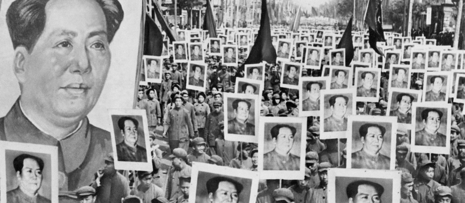 Manifestación comunista China 1949
