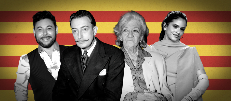 Miguel Poveda, Salvador Dalí, Ana María Matute y Rosalía nacieron en Cataluña