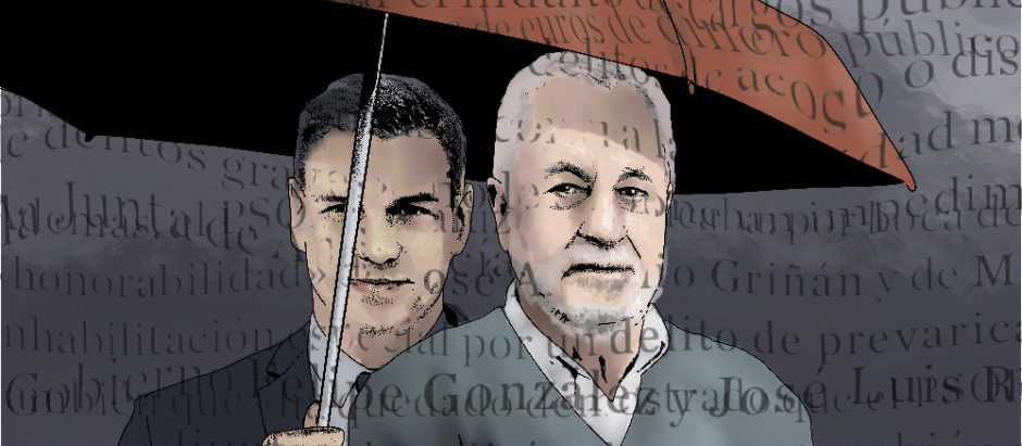 Pedro Sánchez y Juan José Griñán