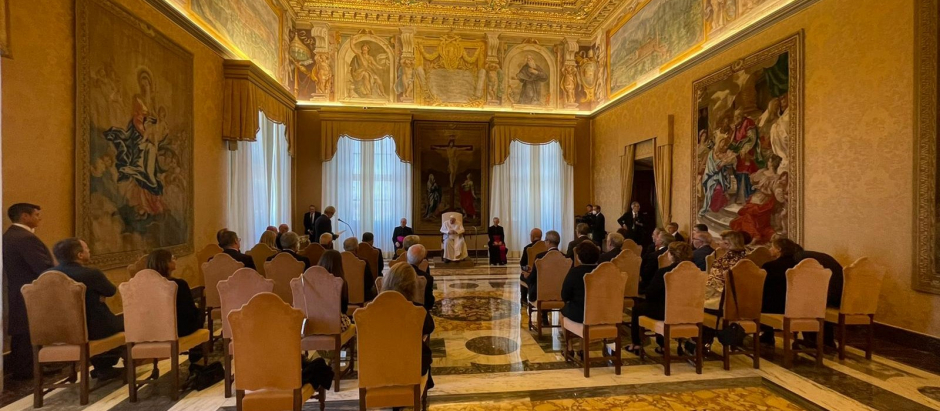 El Consejo General de Cáritas Española se ha reunido en audiencia privada con el Papa