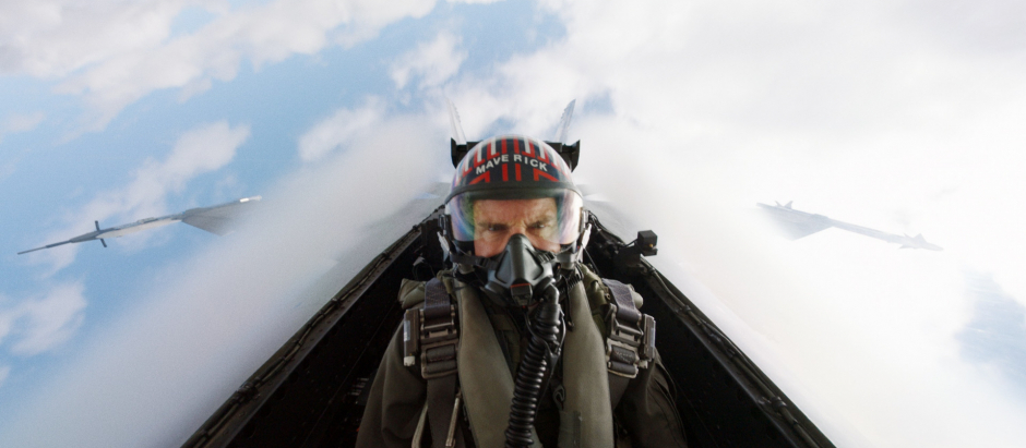 Tom Cruise pilota su propio caza de combate en 'Top Gun: Maverick'