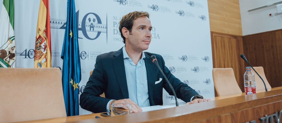 Javier Cortés, portavoz adjunto de Vox en el Parlamento de Andalucía,