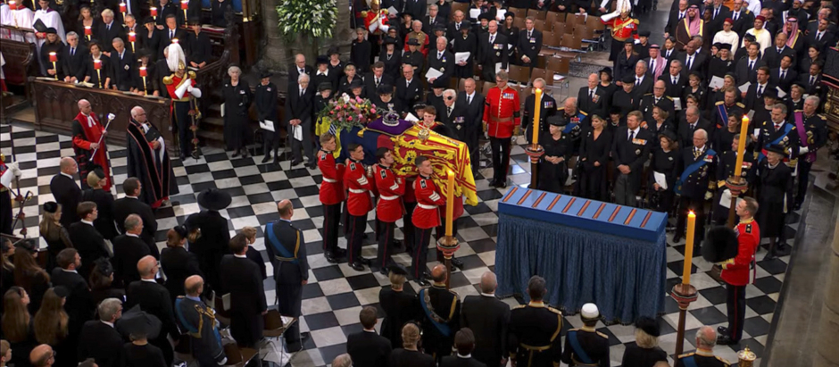 El funeral en la Abadía de Westminster