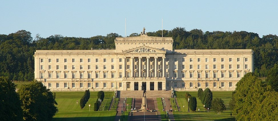 Edificio del Parlamento, en Belfast (Irlanda del Norte)