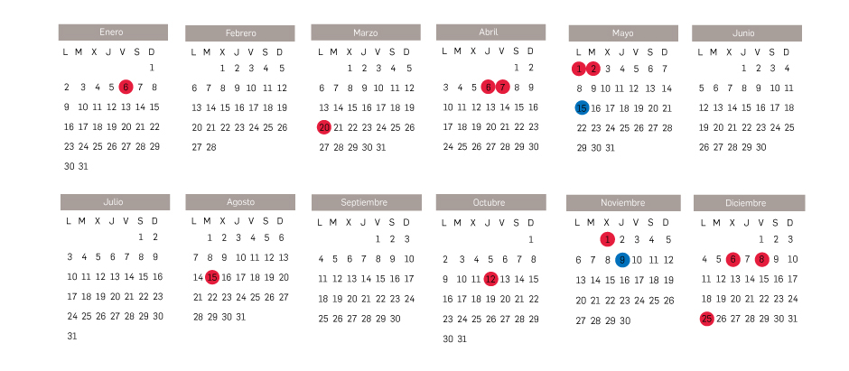 Estos son los 14 días festivos de los que disfrutarán los trabajadores madrileños en 2023