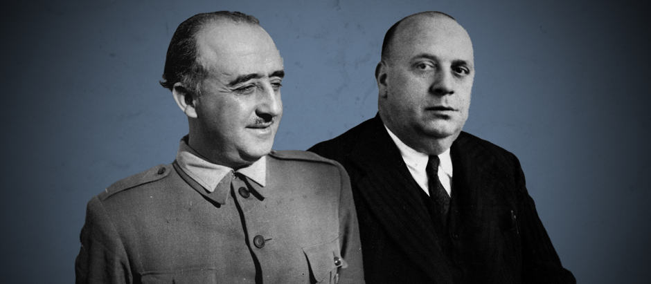 Francisco Franco e Indalecio Prieto
