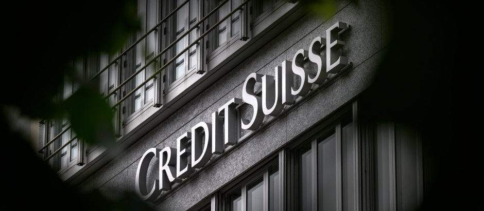 Fachada de la sede de Credit Suisse, en Zúrich, Suiza