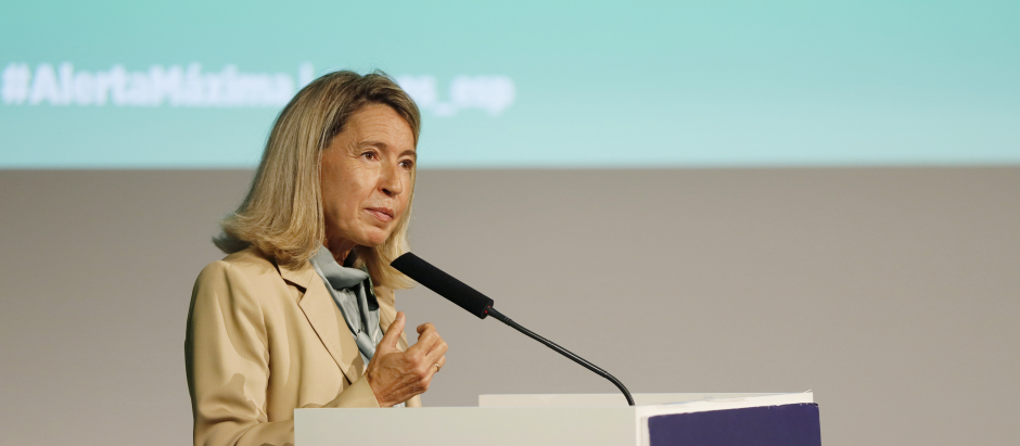 María Calvo interviene en la conferencia organizada por NEOS