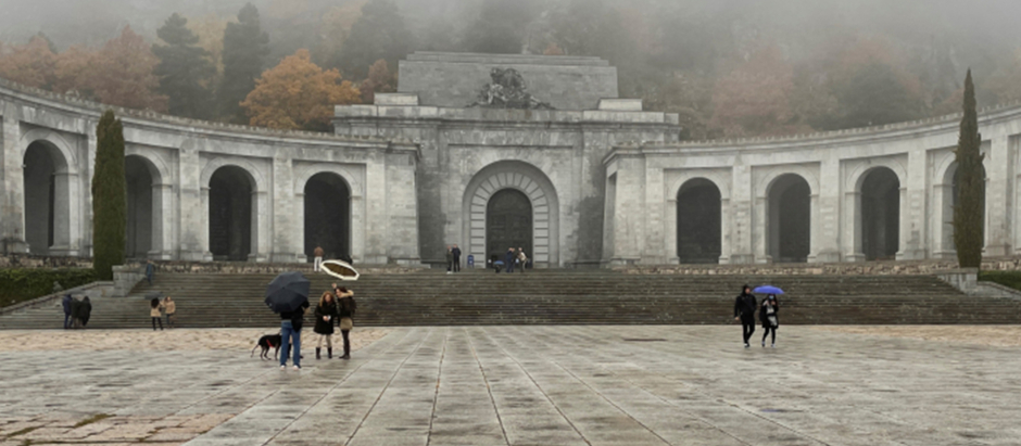 Panorámica de la entrada del Valle de los Caídos