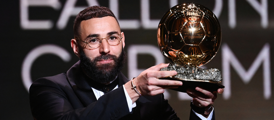 Karim Benzema ha ganado su primer Balón de Oro