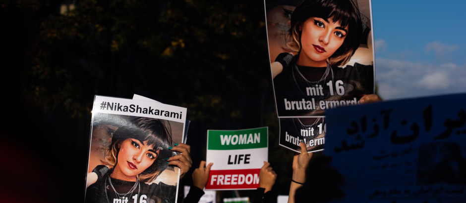 Protestas por la muerte de Nika Shakarami a manos de las autoridades iraníes