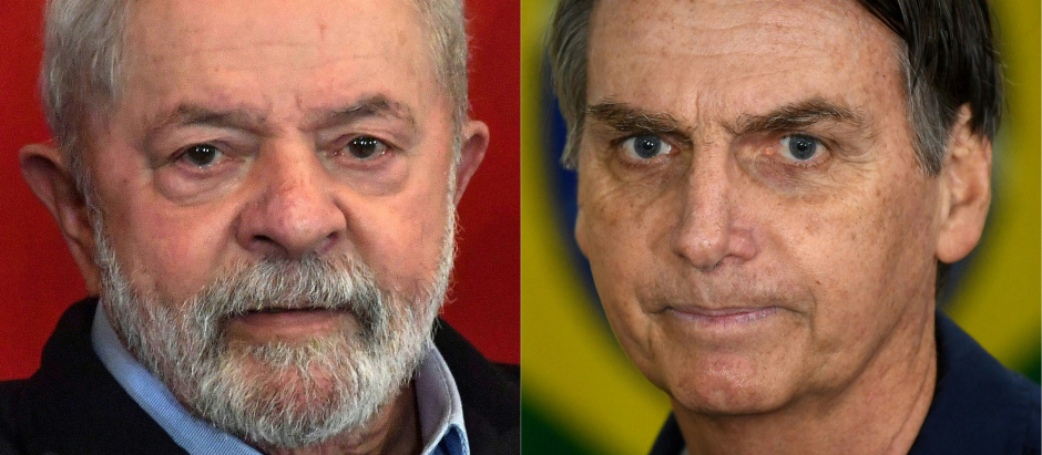 El expresidente Lula da Silva cuenta con una ventaja de entre dos y seis puntos con el actual mandatario, Jair Bolsonaro, según los agregadores de encuestas