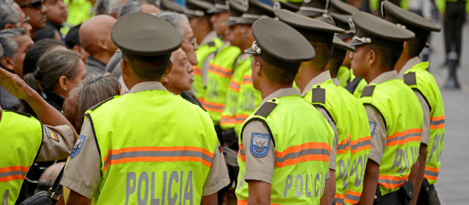 Imagen de archivo de la policía de Ecuador
