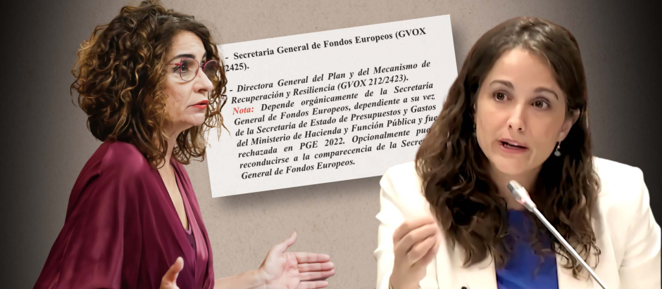 Montero y la directora general cesada junto a la petición de comparecencia de Vox