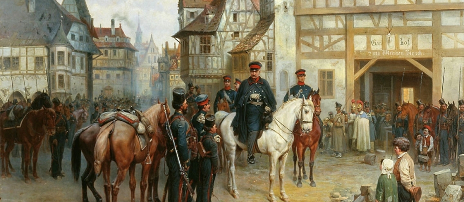 Gebhard Leberecht von Blücher en Bautzen de Bogdan Willewalde (1885)