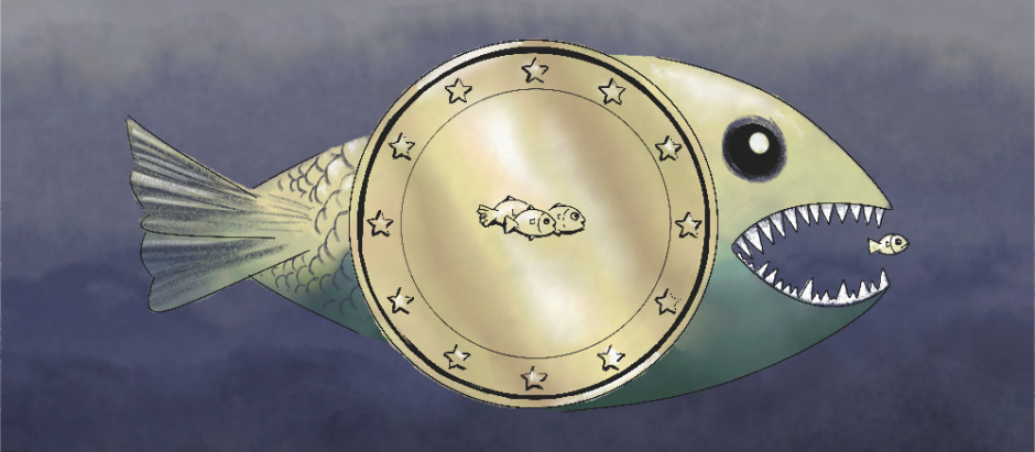 Ilustración: pez economia