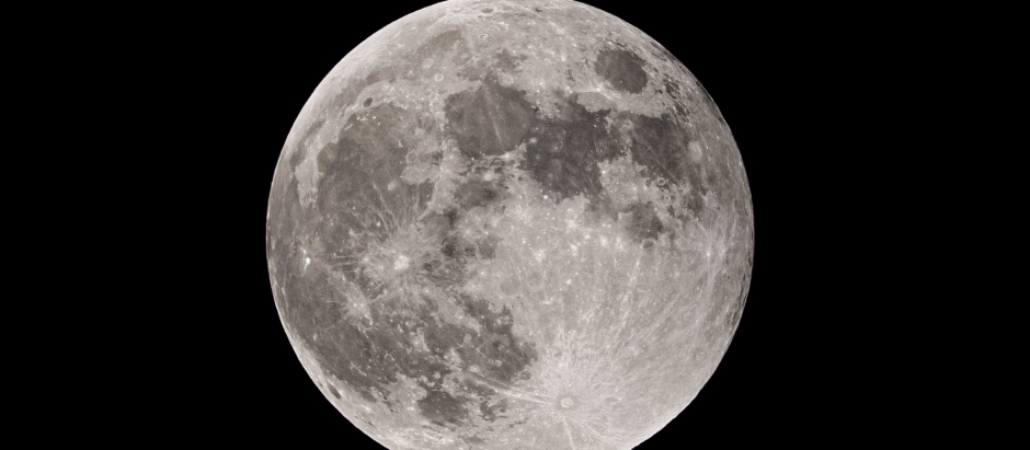 Vista general de la luna