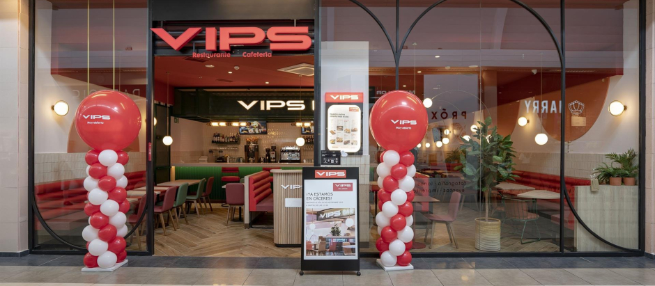 Vips cuenta con 156 establecimientos en toda España, de los cuales 97 se encuentran en Madrid