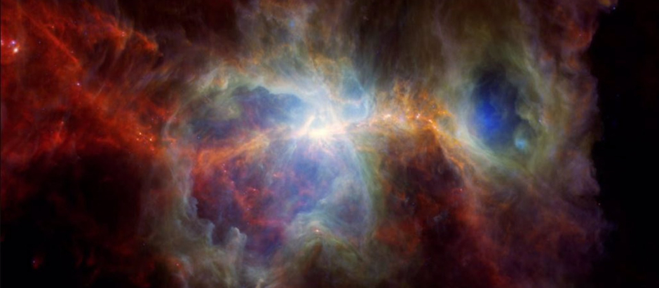 Imagen infrarroja de la Nebulosa de Orión