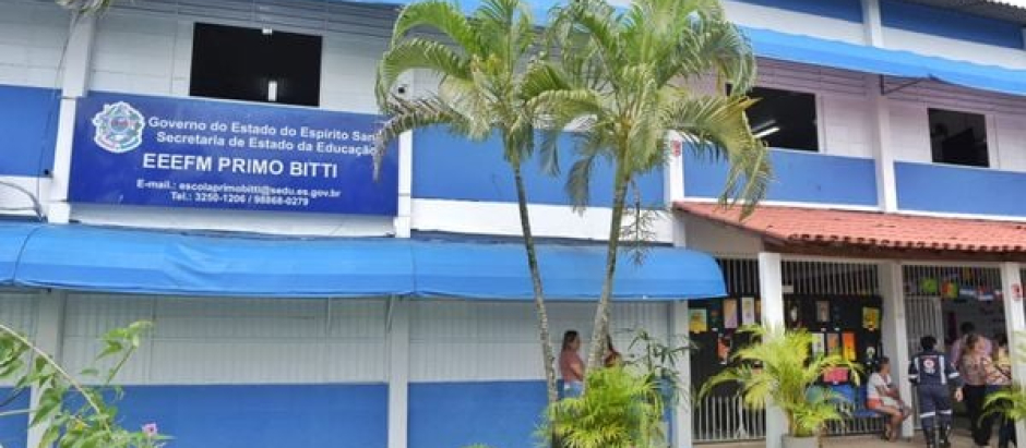 Imagen de la Escola Primo Bitti, lugar del tiroteo