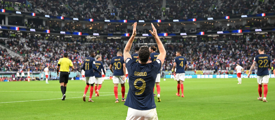 Giroud se convierte en el jugador que más goles ha marcado con la camiseta francesa