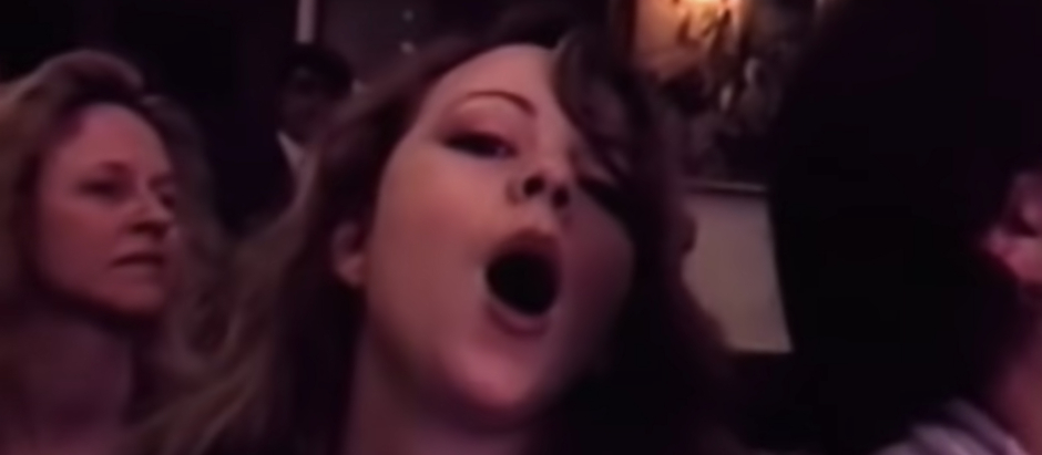 Mariah Carey, en el videoclip de la canción 'Joy to the world'