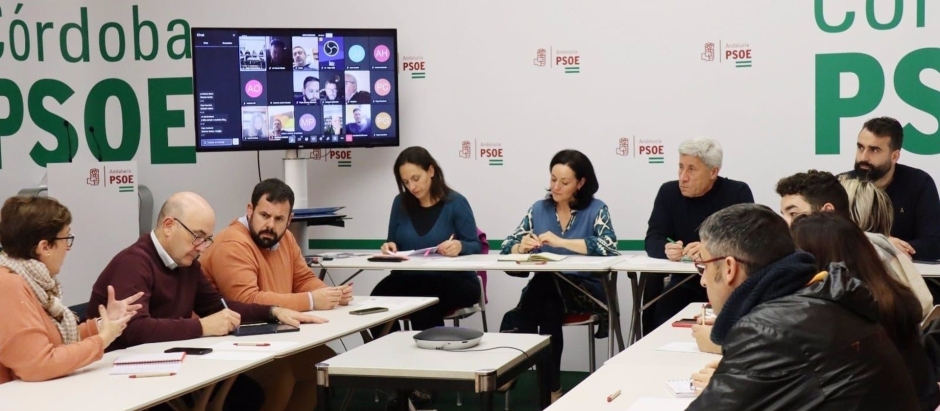Reunión de la ejecutiva provincial del PSOE de Córdoba