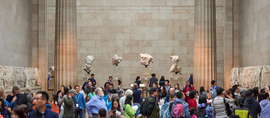 Los mármoles del Partenón de Atenas, en el Museo Británico de Londres