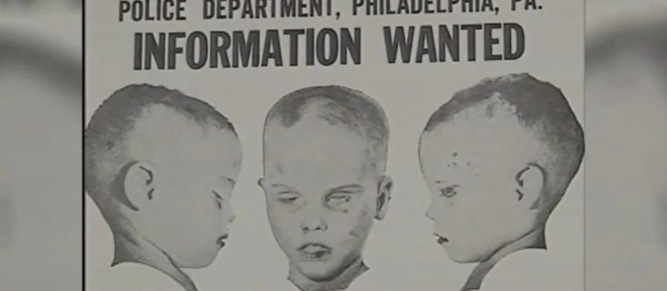 Imagen que la policía de Estados Unidos compartió cuando se encontró al niño