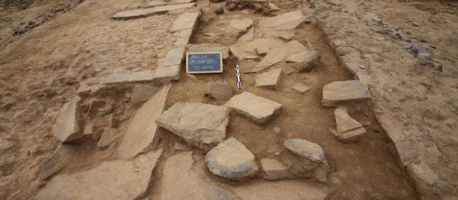 Restos de uno de los templos encontrados en el antiguo Reino de Aksum