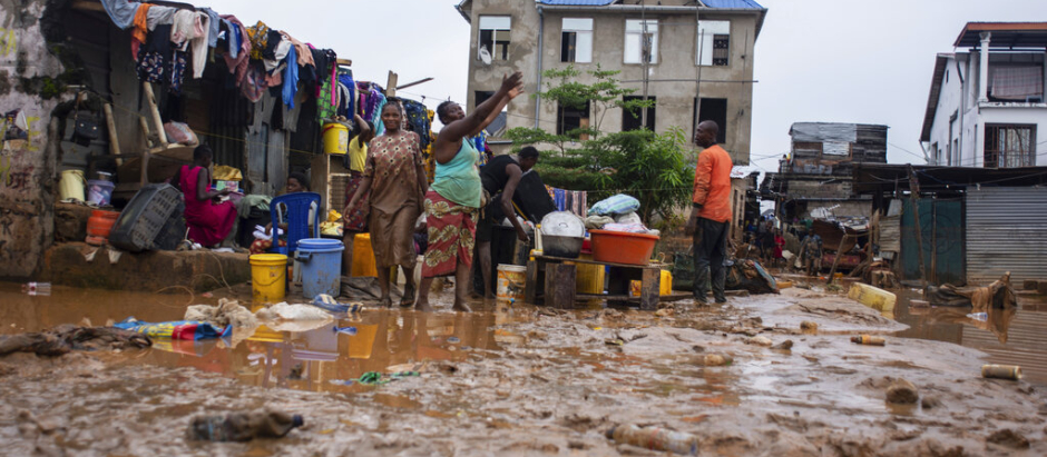 Imagen de las inundaciones en la República Democrática del Congo