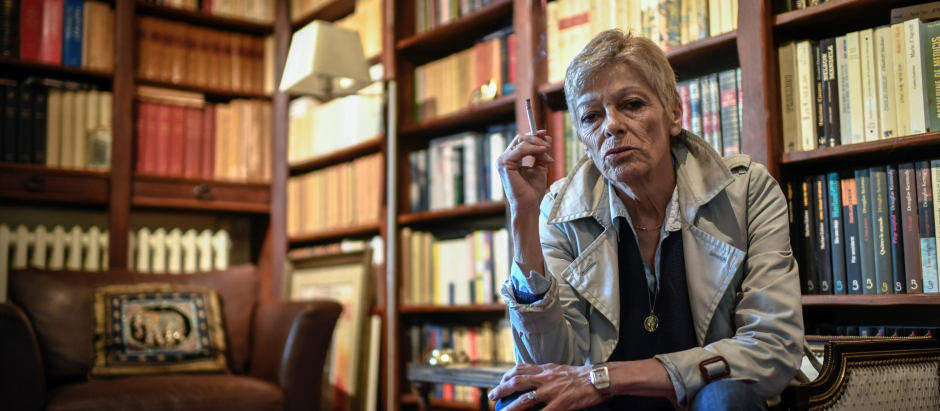 La escritora Francoise Bourdin en una sesión de fotos en 2019