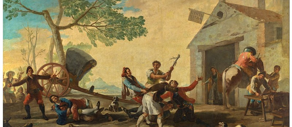 La riña en la Venta Nueva, de Francisco de Goya (1777)