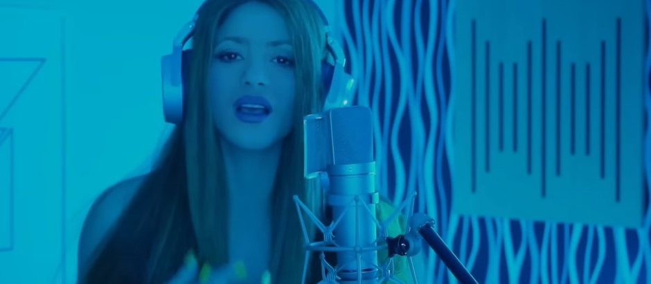 Captura de imagen del videoclip del nuevo tema de Shakira