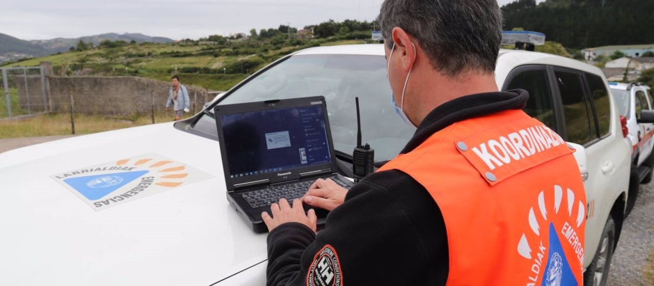Los Servicios de Emergencias del País Vasco en sus tareas de búsqueda