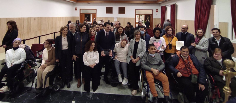Entrega del premio del Comité Español de Representantes de Personas con Discapacidad (Cermi) concedido al Ayuntamiento de Córdoba