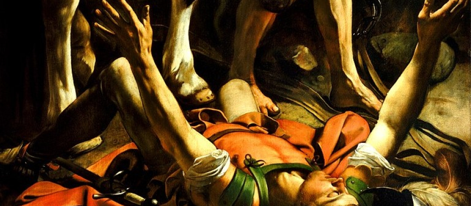 'Conversión de san pablo', de Giacomo Merisi Caravaggio.