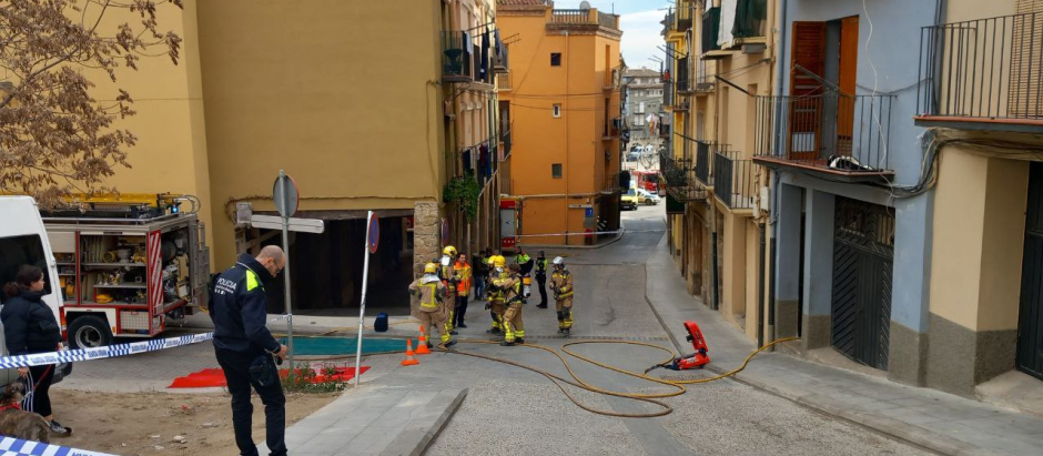 Un equipo de bomberos de Cataluña