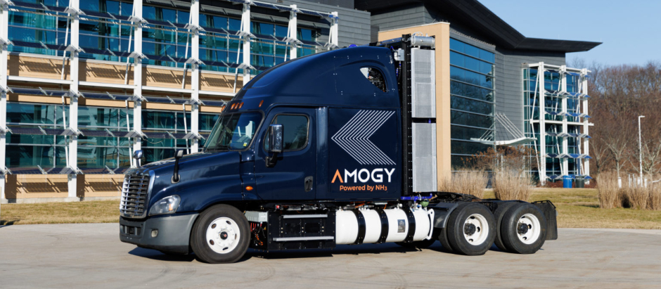 Cabeza de camión de Amogy propulsada con amoniaco